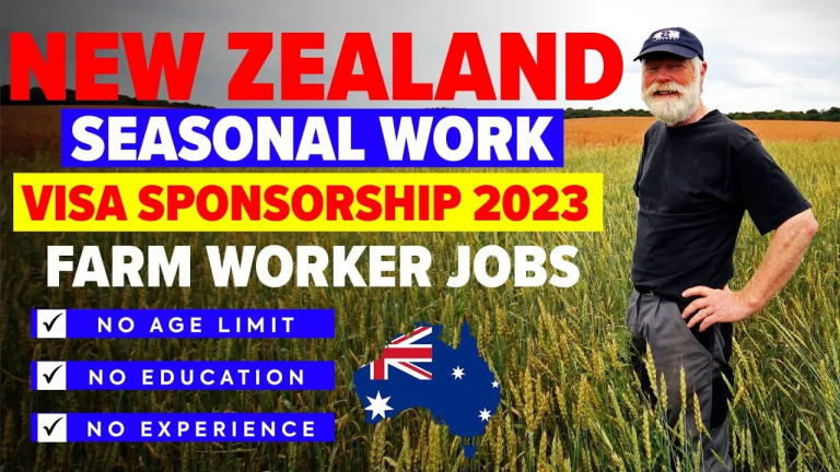 Agricultural Worker Jobs in New Zealand with Visa Sponsorship (NZD 50K – NZD 80K)