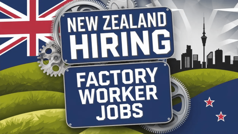 New Zealand Visa Sponsorship Factory Worker Jobs in 2025 (NZ$ 23 Per Hour)