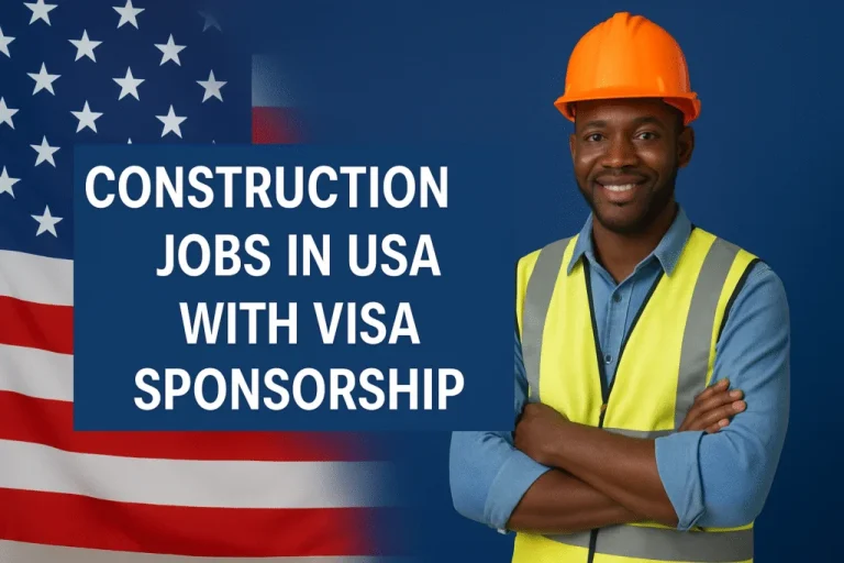 Construction Jobs In USA With Visa Sponsorship 2026